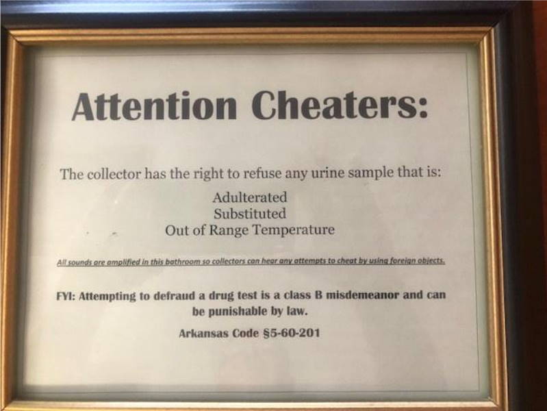 Attention Cheaters Sign