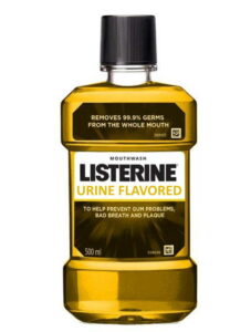 Yellow Mouthwash